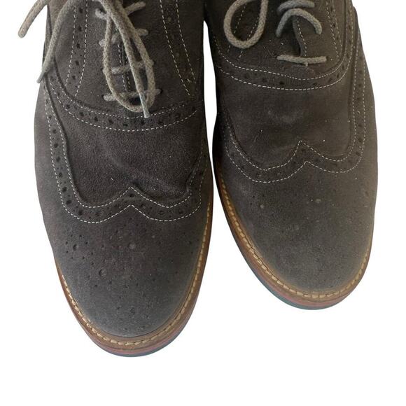 To Boot New York Men’s Size 10 Brogue Oxford Shoes Gray Suede Made in Italy main image 7